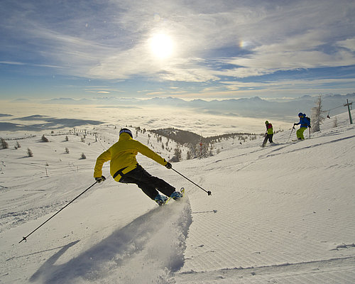 Hitting the slopes on Gerlitzen Alpe