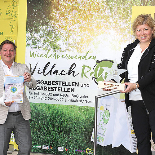 The City of Villach received the international award Climate Star