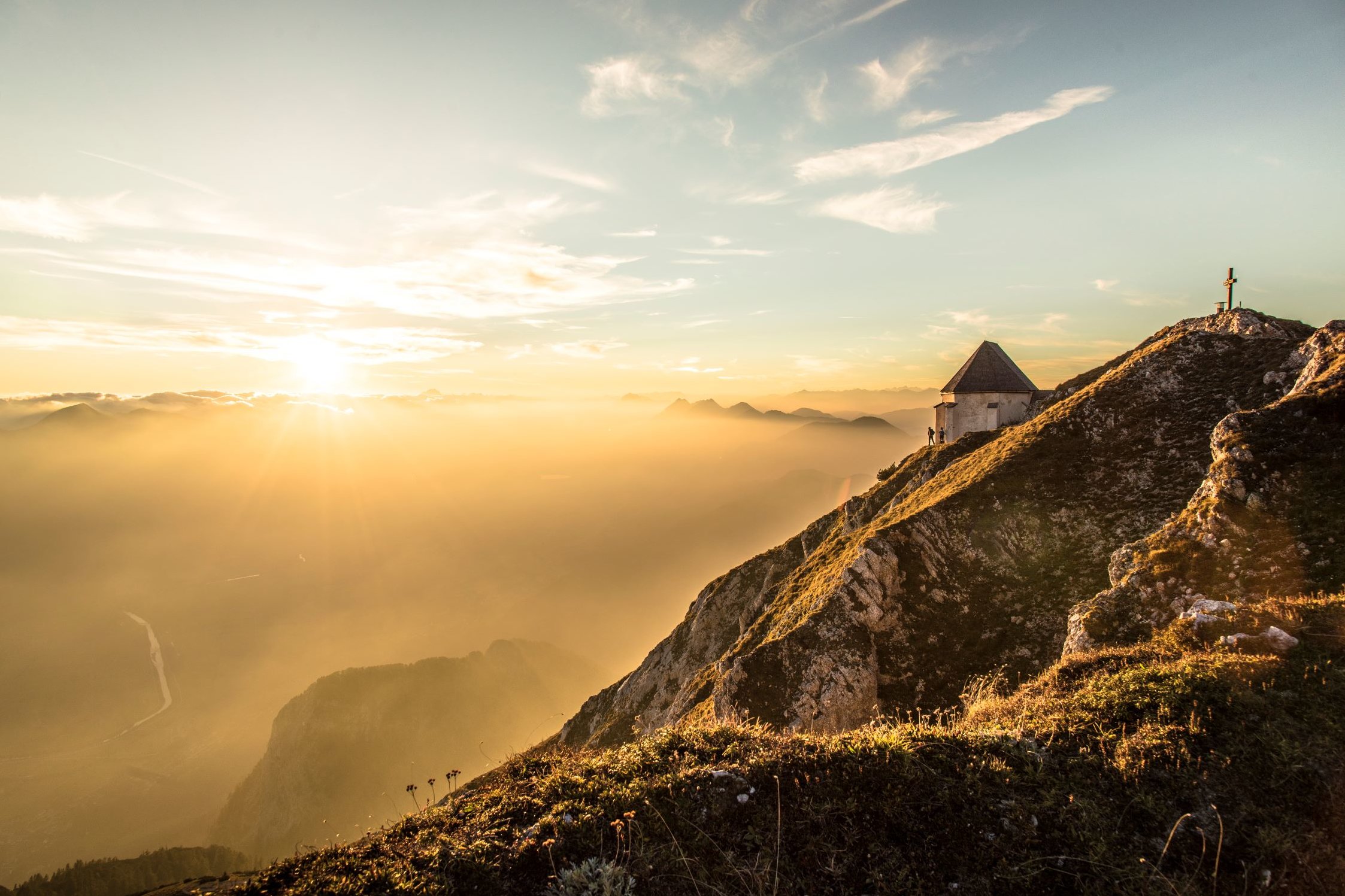 Sunrise in the mountains