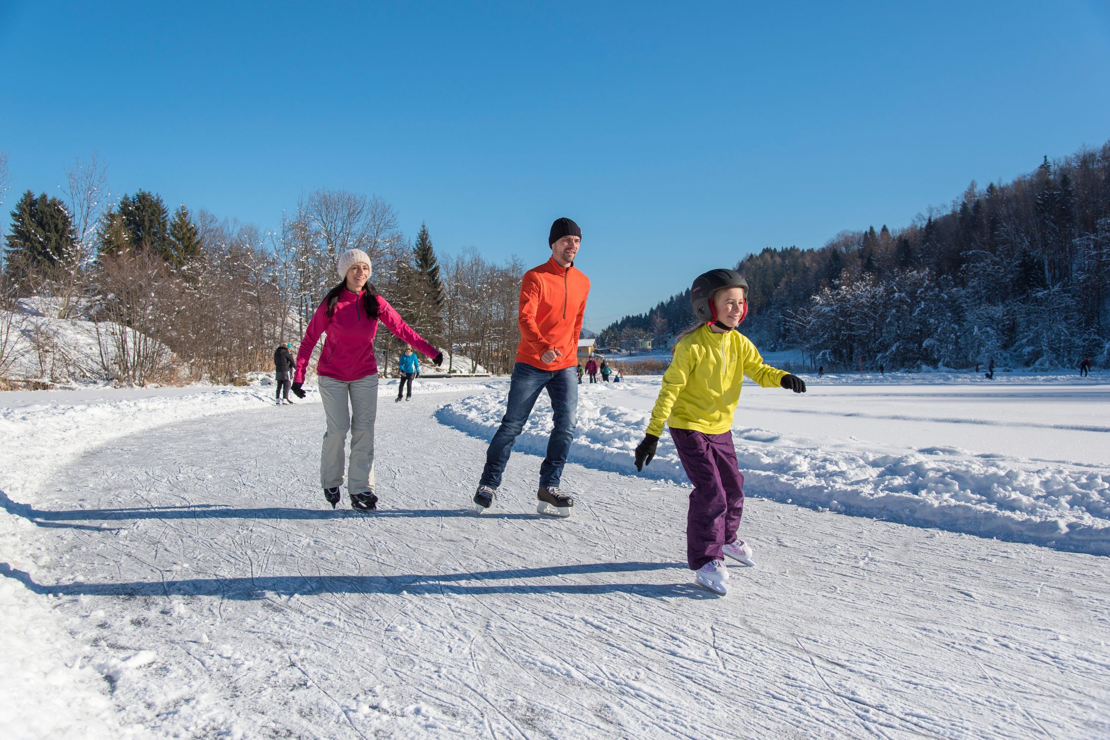 Ice Skating at Aichwaldsee