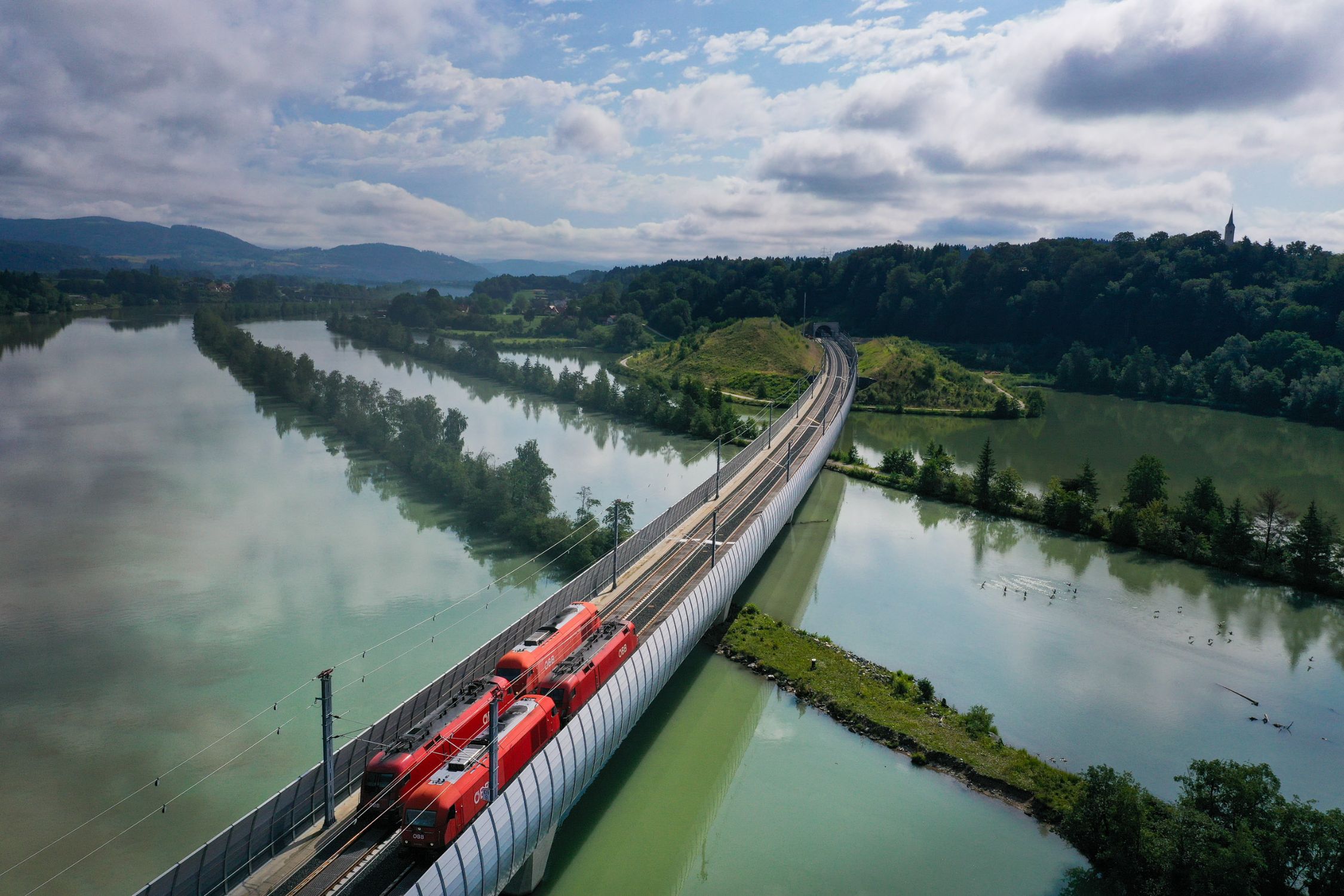 Durch die Koralmbahn wird Villach direkt mit Graz verbunden Visualisierung der Koralmbahn